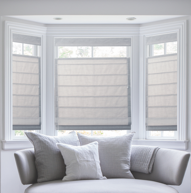 Roman Shades in Riverside